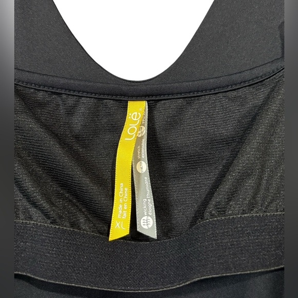 NWOT, LOLË, Black Sport Camisole, Size XL 🏃‍♀️‍➡️ - Picture 4 of 10